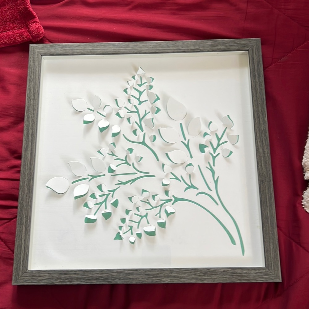 Botanical Pops of Color Framed Work of Art from Target